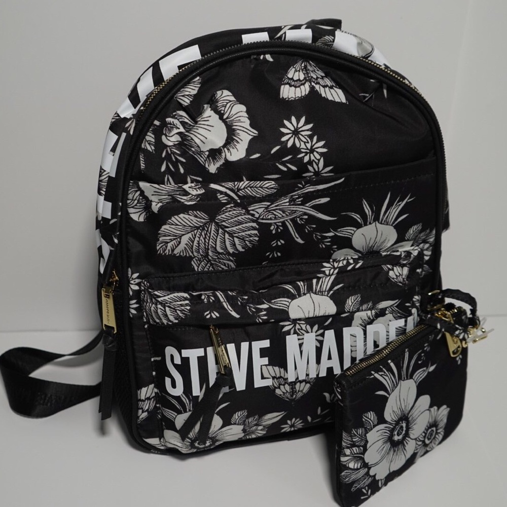 Steve Madden Floral Backpack + Wallet W/ Tags
